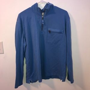Nautica blue quarter zip